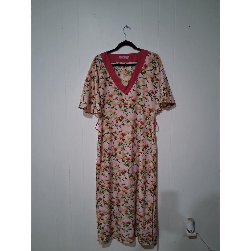 VTG FS2 Fernando Sanchez Kimono Gown Lounger Pink XS